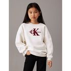 Girls Ivory Logo Sweatshirt, 1, hi-res