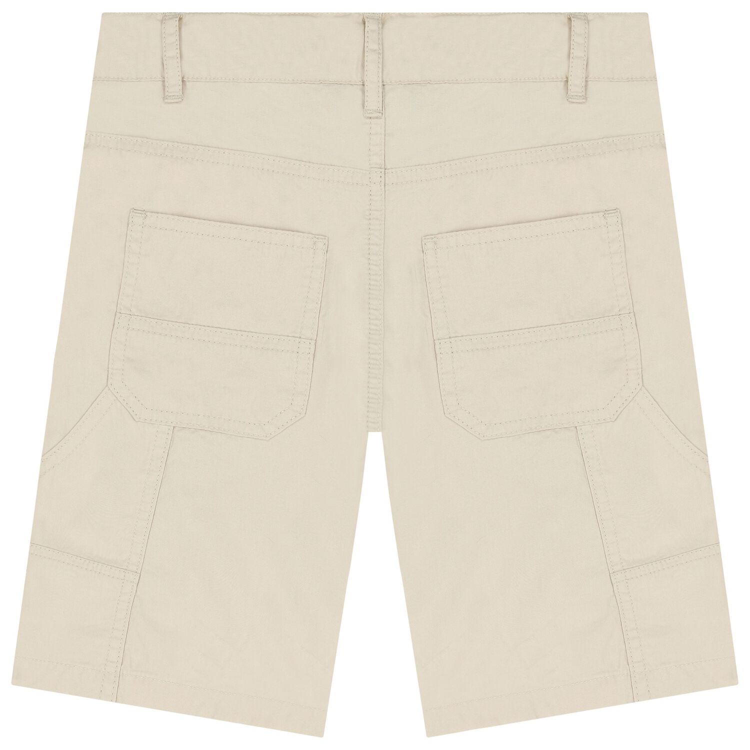 Boys Beige Logo Shorts, 1, hi-res image number null