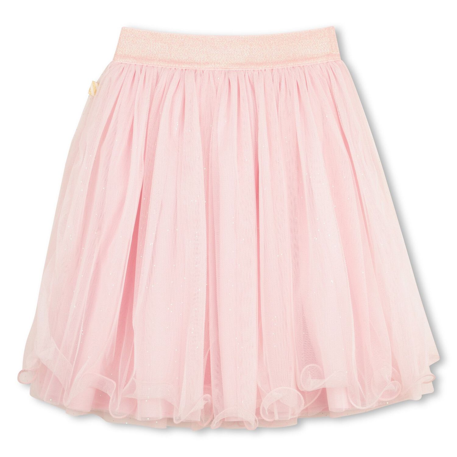 Girls Pink Embellished Tulle Skirt, 1, hi-res