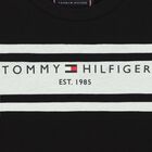 تيشيرت بالشعار باللون أبيض وأسود للأولاد, 1, hi-res