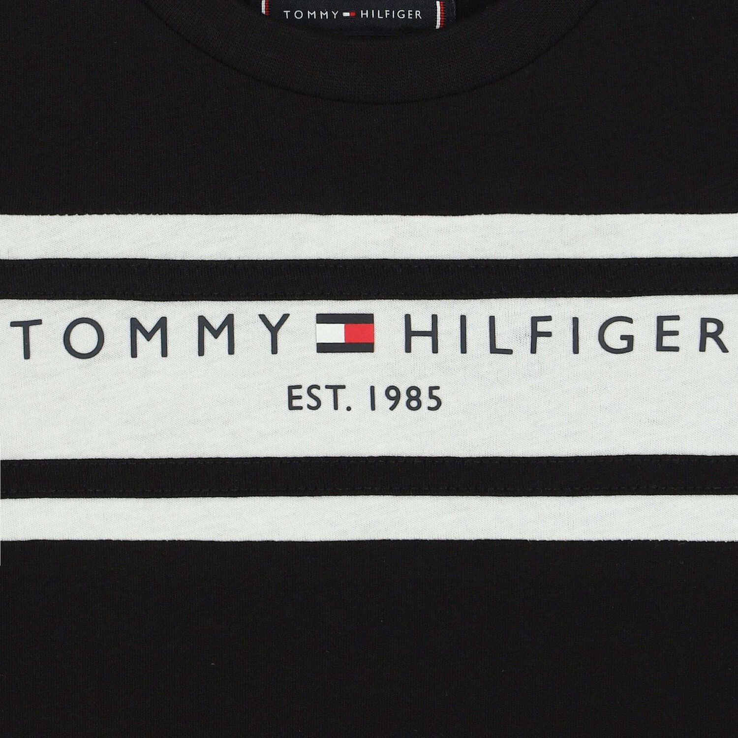 تيشيرت بالشعار باللون أبيض وأسود للأولاد, 1, hi-res