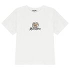 White Teddy Bear Logo Long Sleeve Top, 1, hi-res