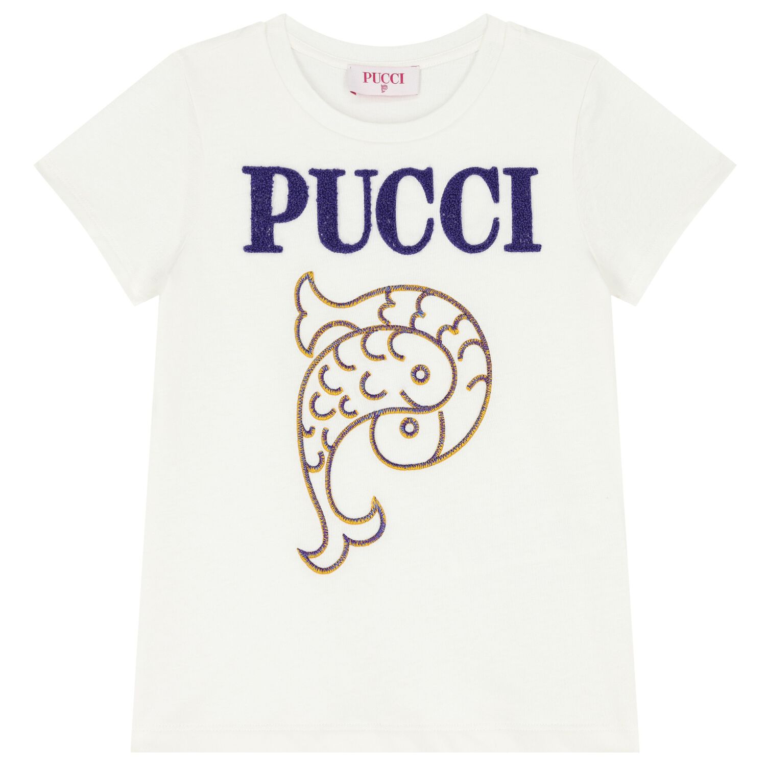 تيشريت بنات  بالشعار باللون  العاجي, 1, hi-res