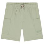 Boys Green Shorts, 2, hi-res