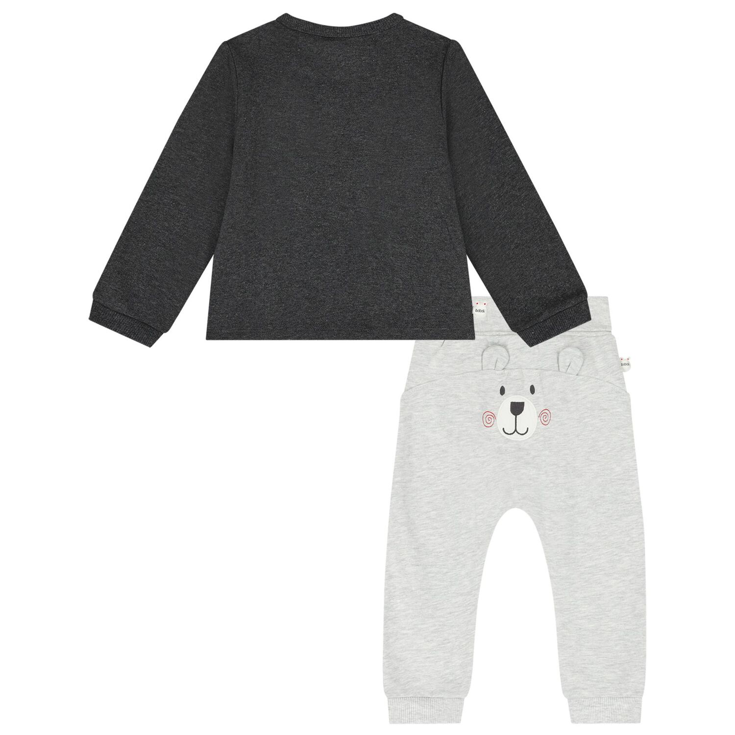 Younger Boys Grey Bear Tracksuit, 1, hi-res