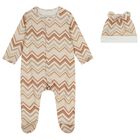 Multi-Coloured Zig Zag Babygrow Set, 1, hi-res