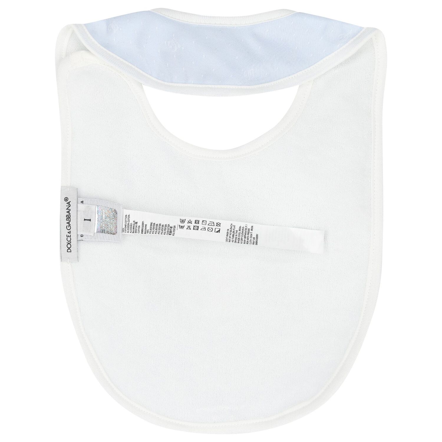 Ivory & Blue Cotton Babygrow Gift Set, 1, hi-res