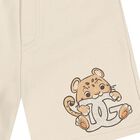 Baby Boys Beige Leopard Shorts, 1, hi-res