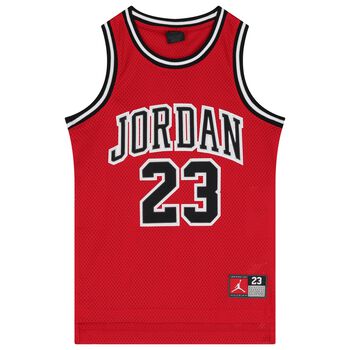 قميص جيرسي جوردان باللون  أحمر للأولاد