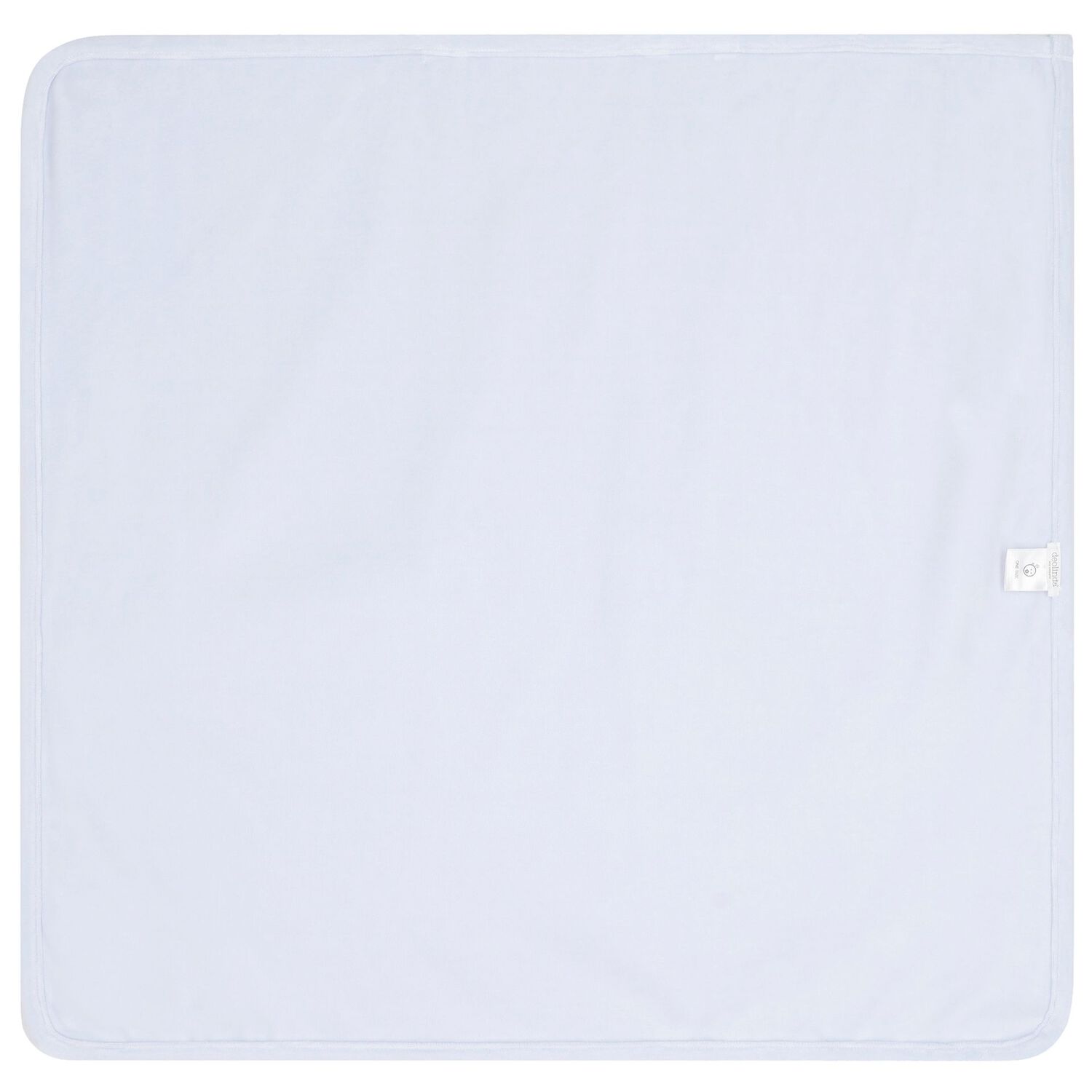 بطانية بيبي بنات بطبعة أرنب باللون العاجى و الأزرق, 1, hi-res