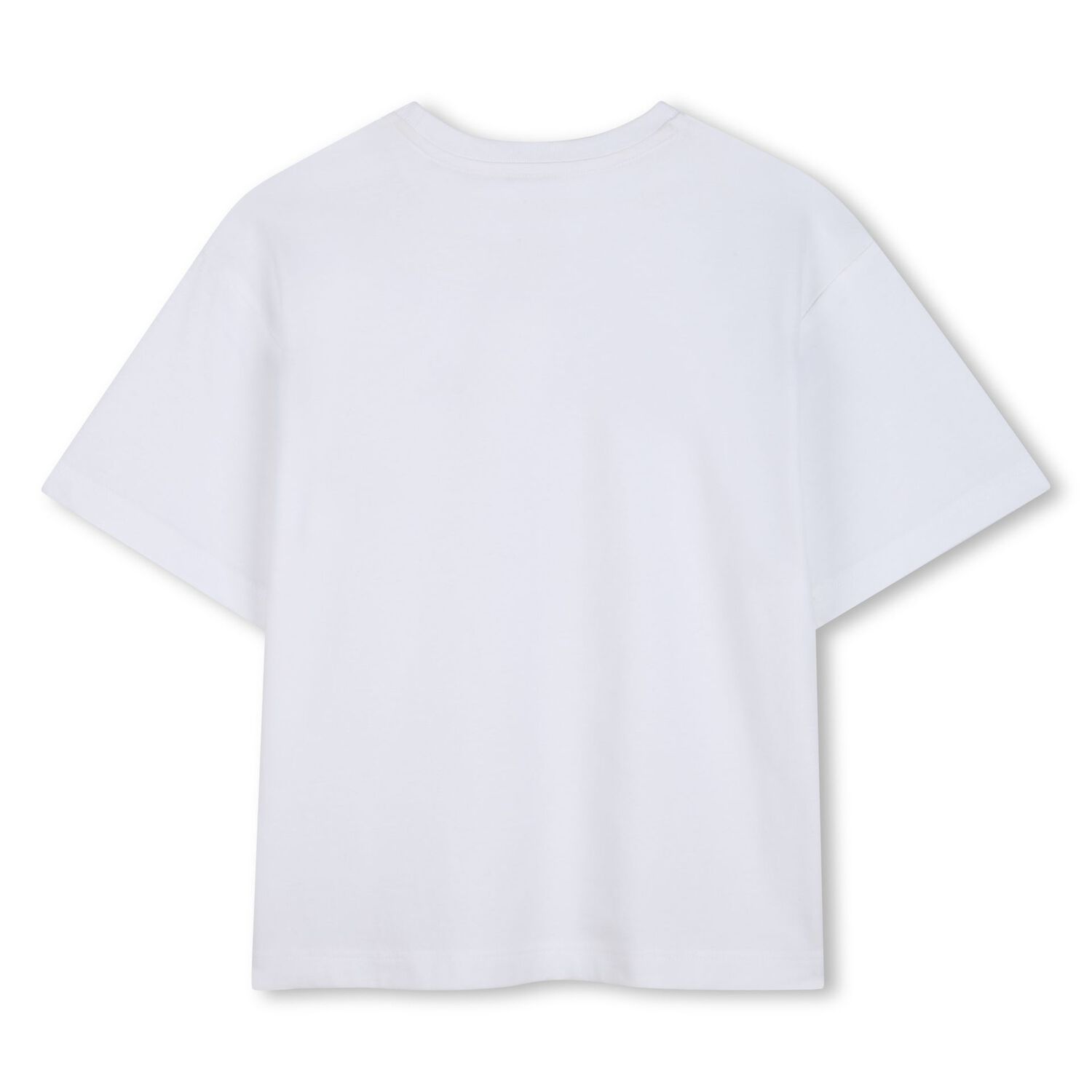Boys White Logo T-Shirt, 1, hi-res