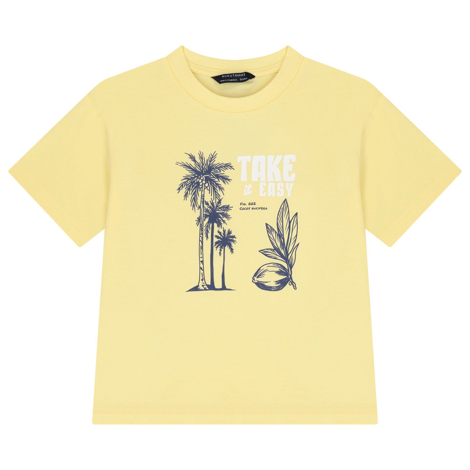 Boys Navy Blue & Yellow T-Shirts ( 2 Pack ), 1, hi-res