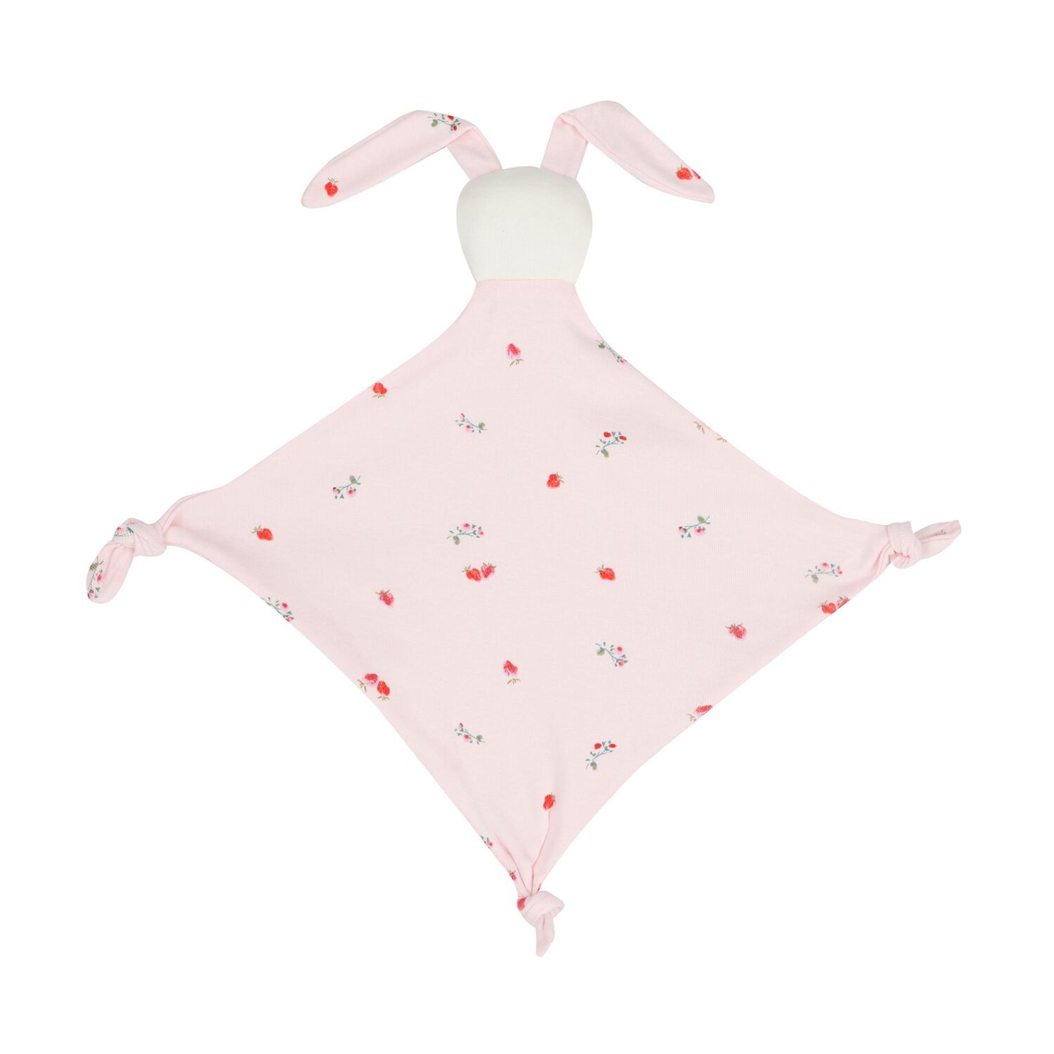 Baby Girls Pink Strawberry Dress Set, 1, hi-res