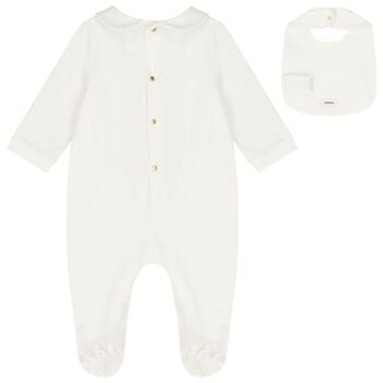 Ivory Medusa Logo Babygrow Gift Set