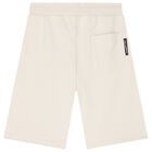 Boys Ivory Logo Shorts, 2, hi-res