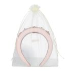 Girls Pink Flower Headband, 1, hi-res