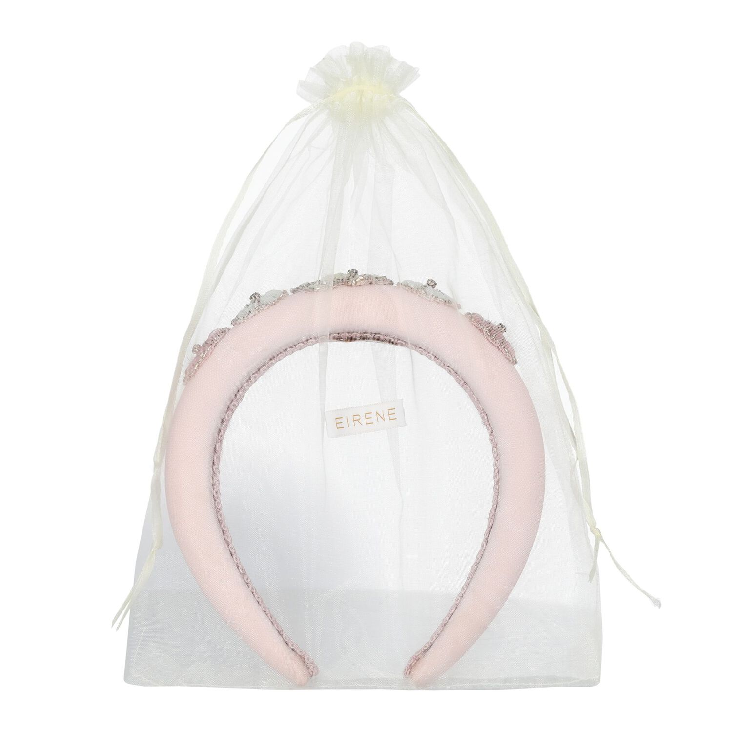 Girls Pink Flower Headband, 1, hi-res image number null