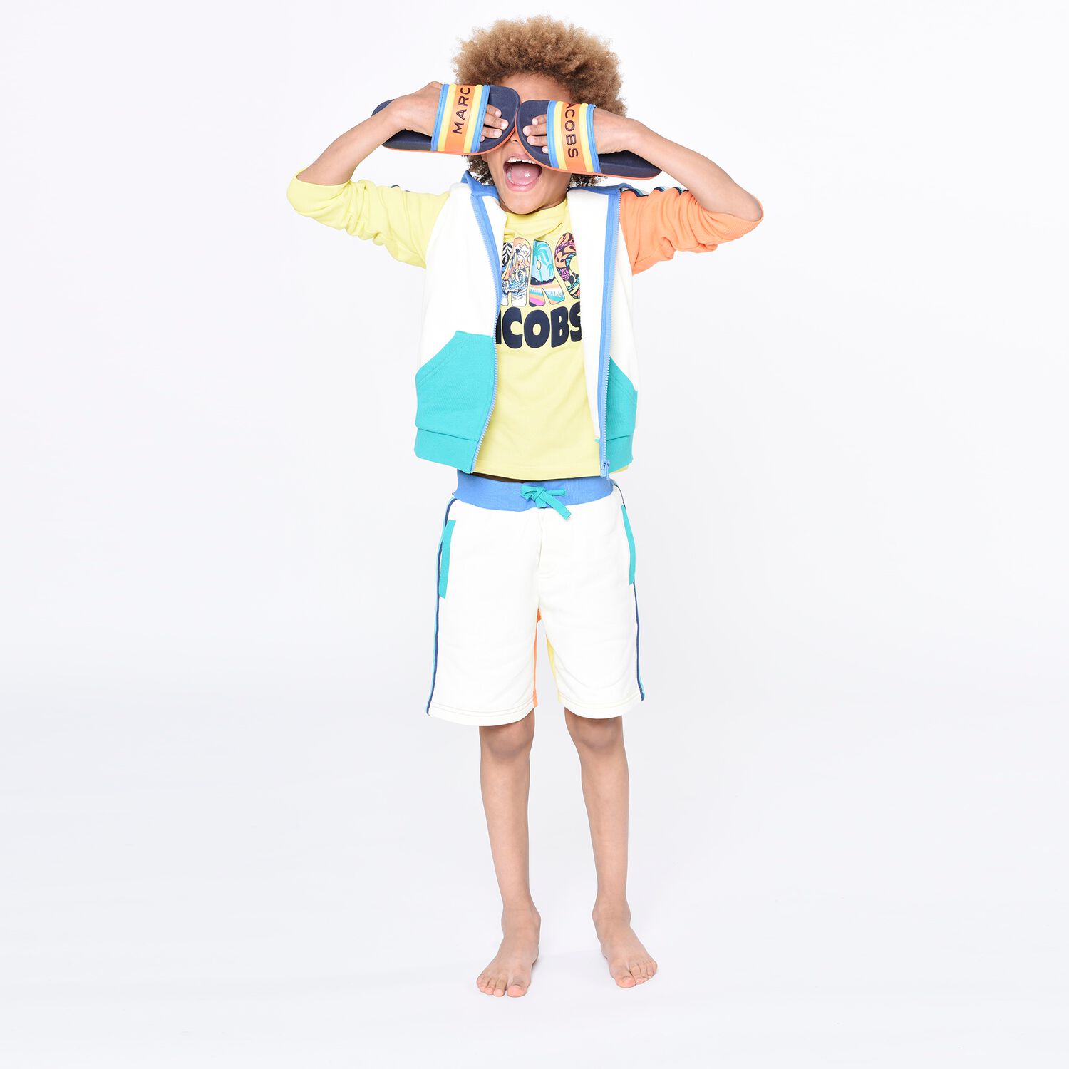 Boys Yellow Logo T-Shirt, 2, hi-res