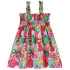 Girls Pink & Aqua Dress Set, 1, hi-res