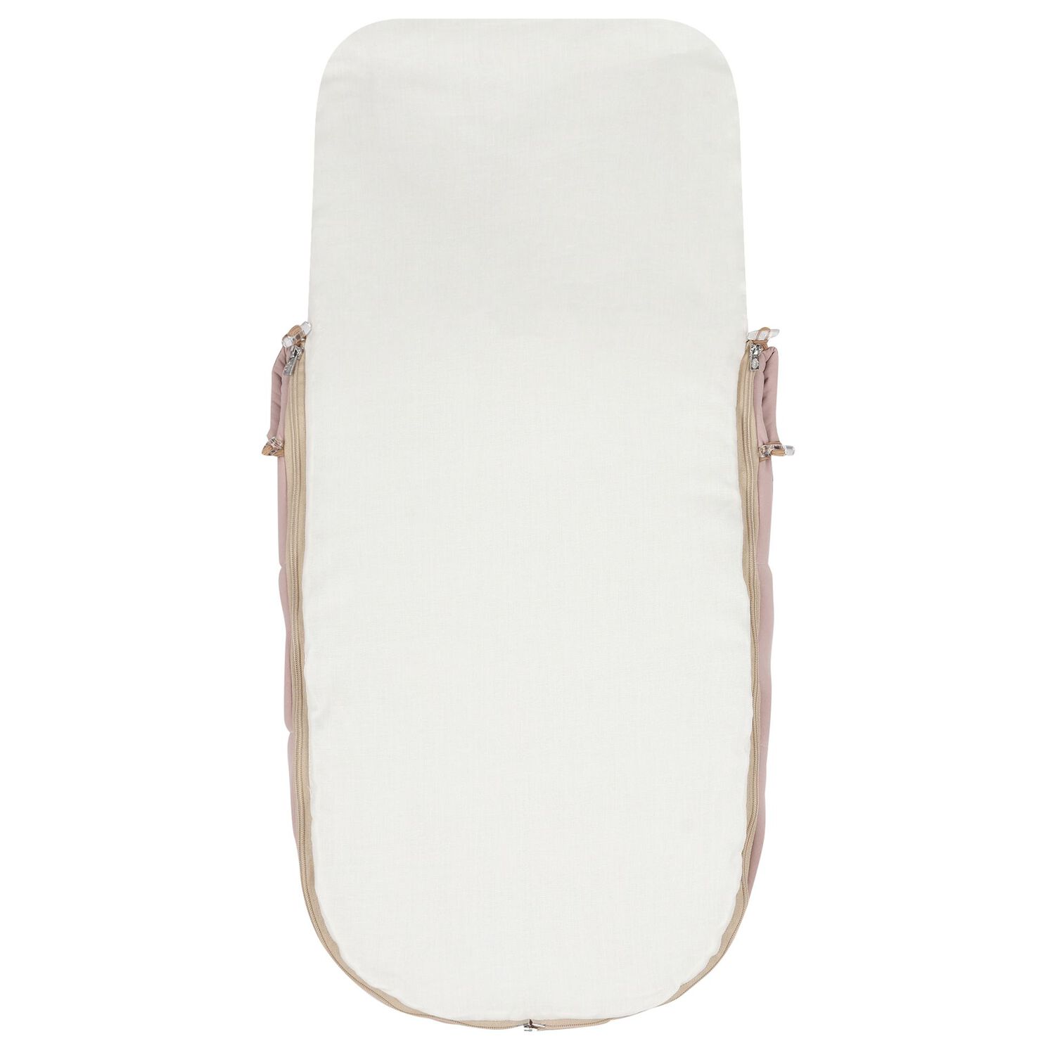 مدس بنات بالشعار باللون العاجى والوردى , 1, hi-res