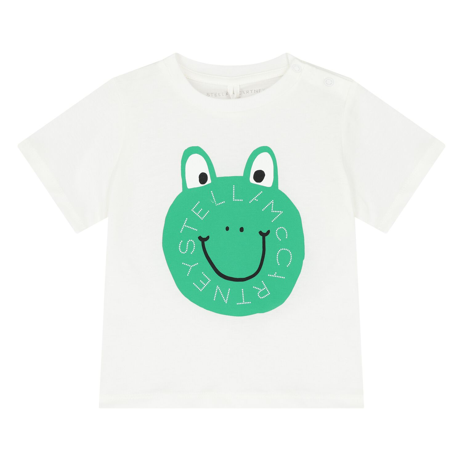 Younger Boys Ivory Logo Frog T-Shirt, 1, hi-res