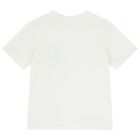 Girls Ivory Flower T-Shirt , 1, hi-res