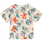 تيشيرت بالشعار باللون الأبيض للأولاد, 1, hi-res