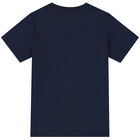 Boys Navy Logo T-Shirt, 1, hi-res