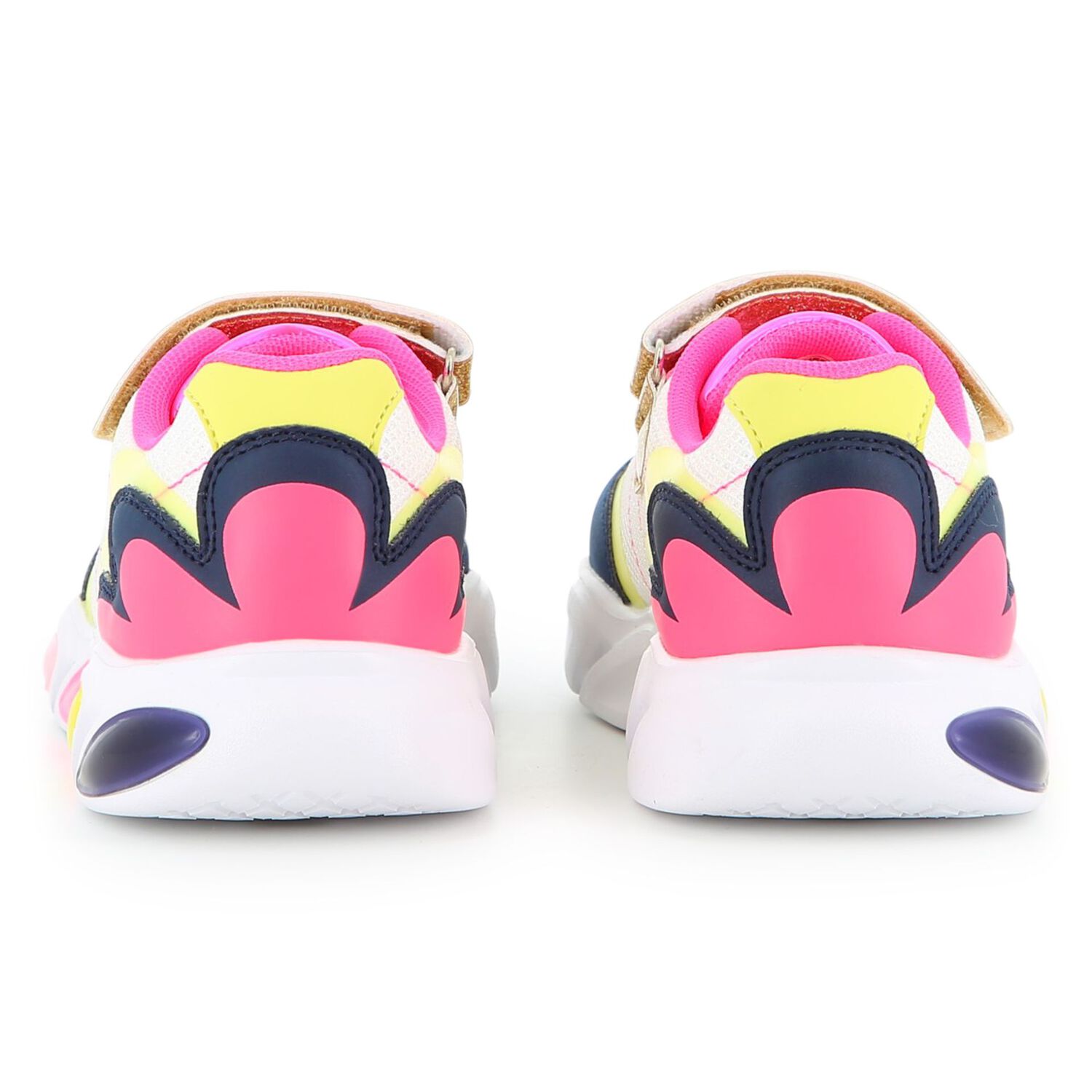 Girls Multi-Coloured Logo Trainers, 1, hi-res