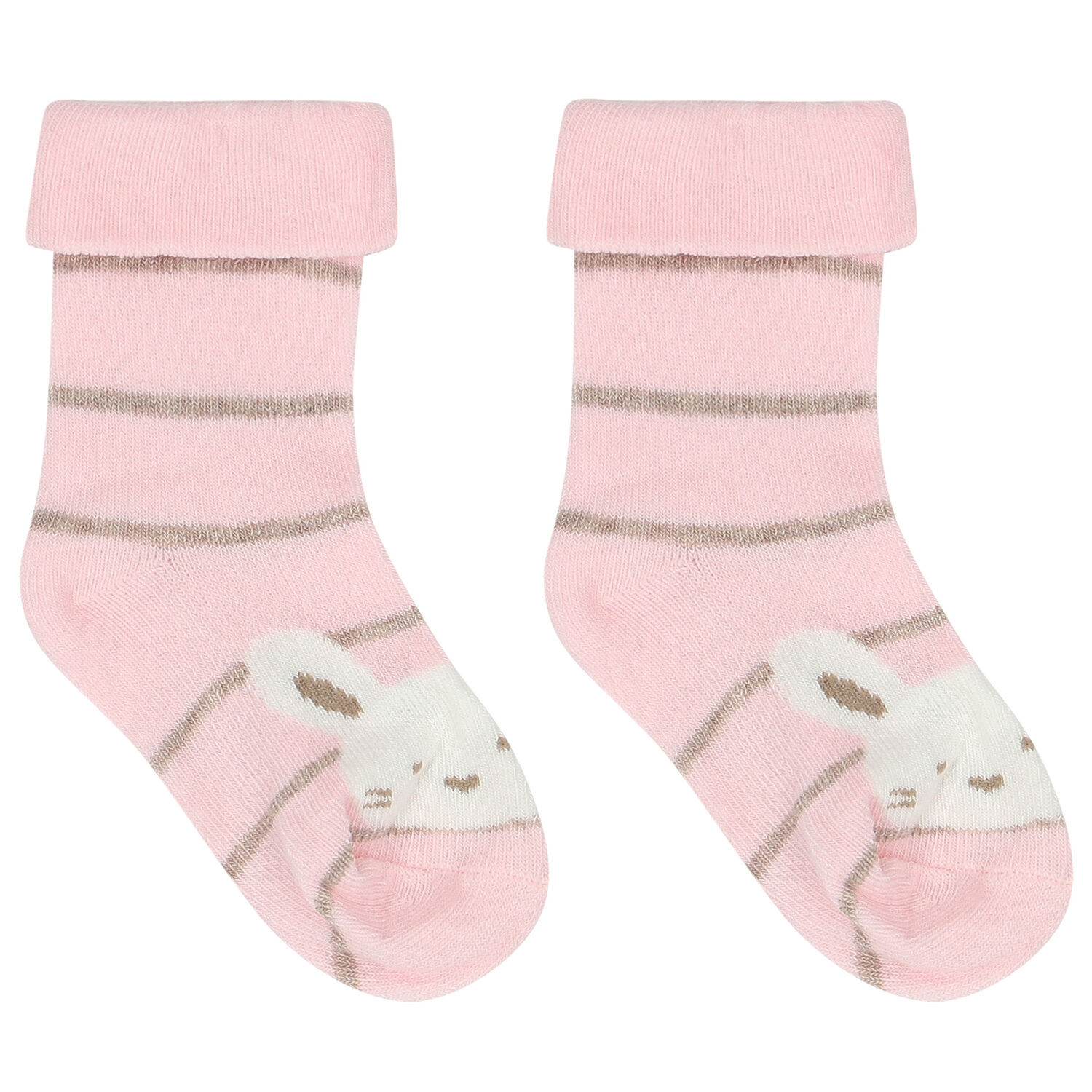 Baby Girls Pink Socks ( 4-Pack ), 1, hi-res