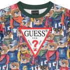 Boys Multi-Coloured Teddy Bear Logo Sweatshirt, 1, hi-res