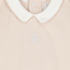 Baby Boys Beige Teddy Bear Babygrow Set, 2, hi-res