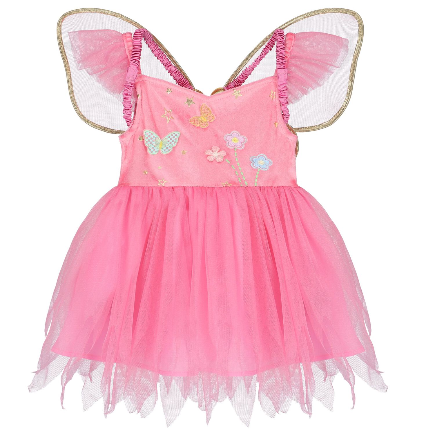 Girls Pink Fairy Costume, 1, hi-res image number null