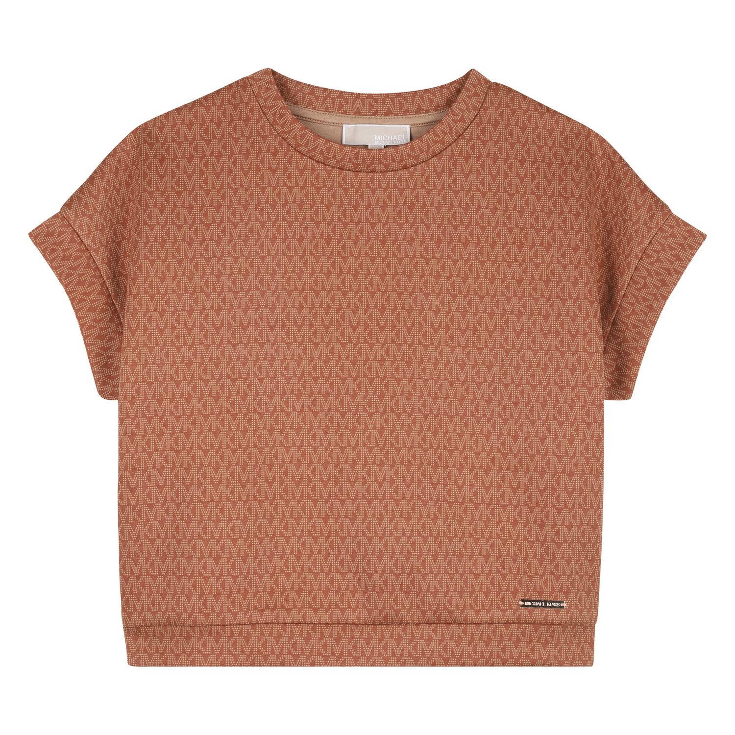 Girls Brown Logo T-Shirt, 1, hi-res