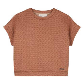 Girls Brown Logo T-Shirt