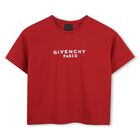 Girls Red Logo T-Shirt, 2, hi-res