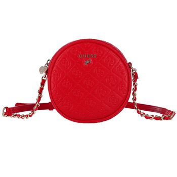 Girls Red Logo Shoulder Bag
