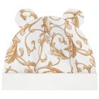 White & Gold Babygrow Gift Set (3 Piece), 1, hi-res