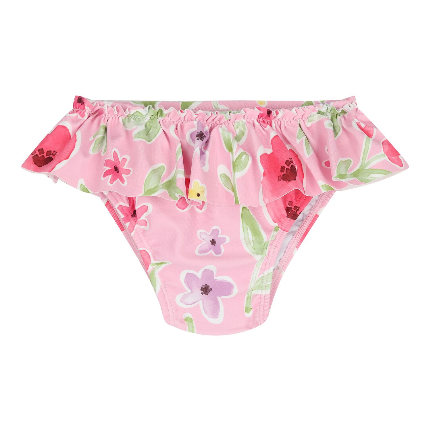 Baby Girls Pink Swim Set, 1, hi-res