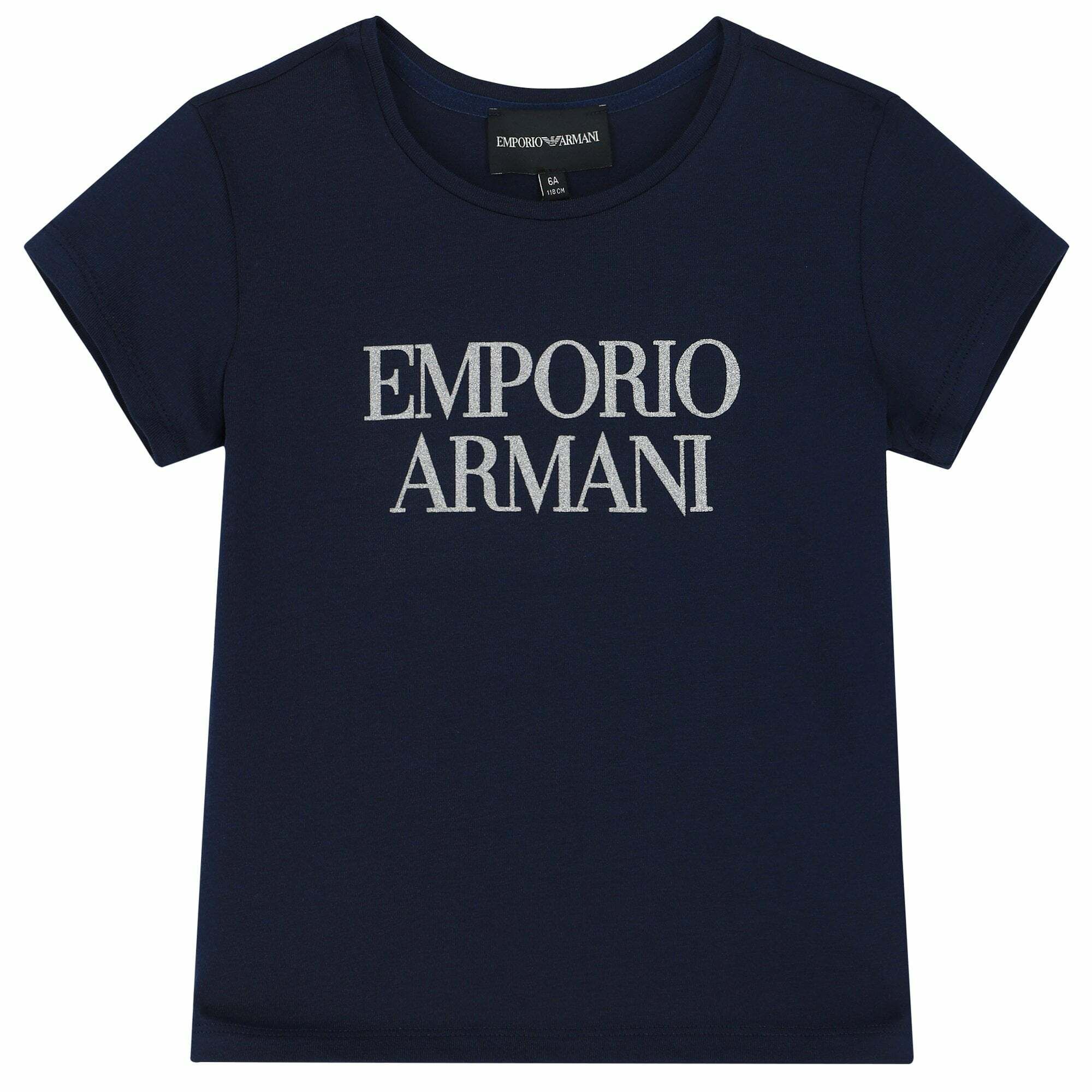 Armani girls t shirt clearance