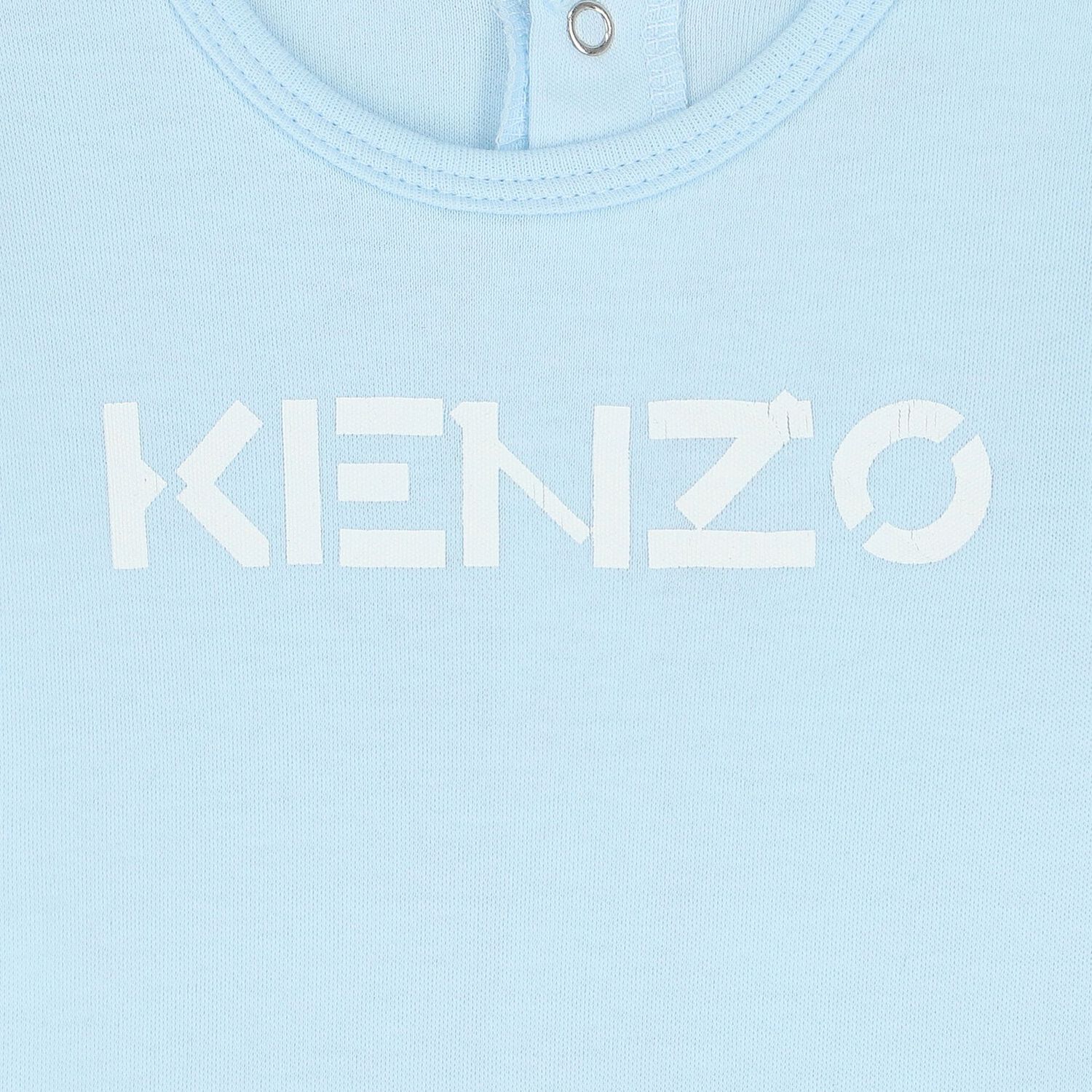 Baby Boys Blue Logo Babygrow ( 2-Pack ), 1, hi-res