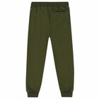 Boys Khaki Logo Joggers, 1, hi-res