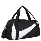 Black Nike Logo Gym Bag, 1, hi-res