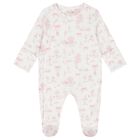 Baby Girls White & Pink Swan Babygrow Gift Set , 1, hi-res