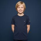 Boys Navy Blue Logo T-Shirt, 1, hi-res