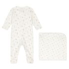 طقم بنات هدايا بالشعار باللون العاجي, 1, hi-res