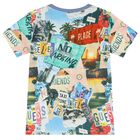 Boys Multi-Coloured Logo T-Shirt, 4, hi-res