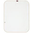 بطانية بالشعار باللون الأبيض والبيج, 1, hi-res