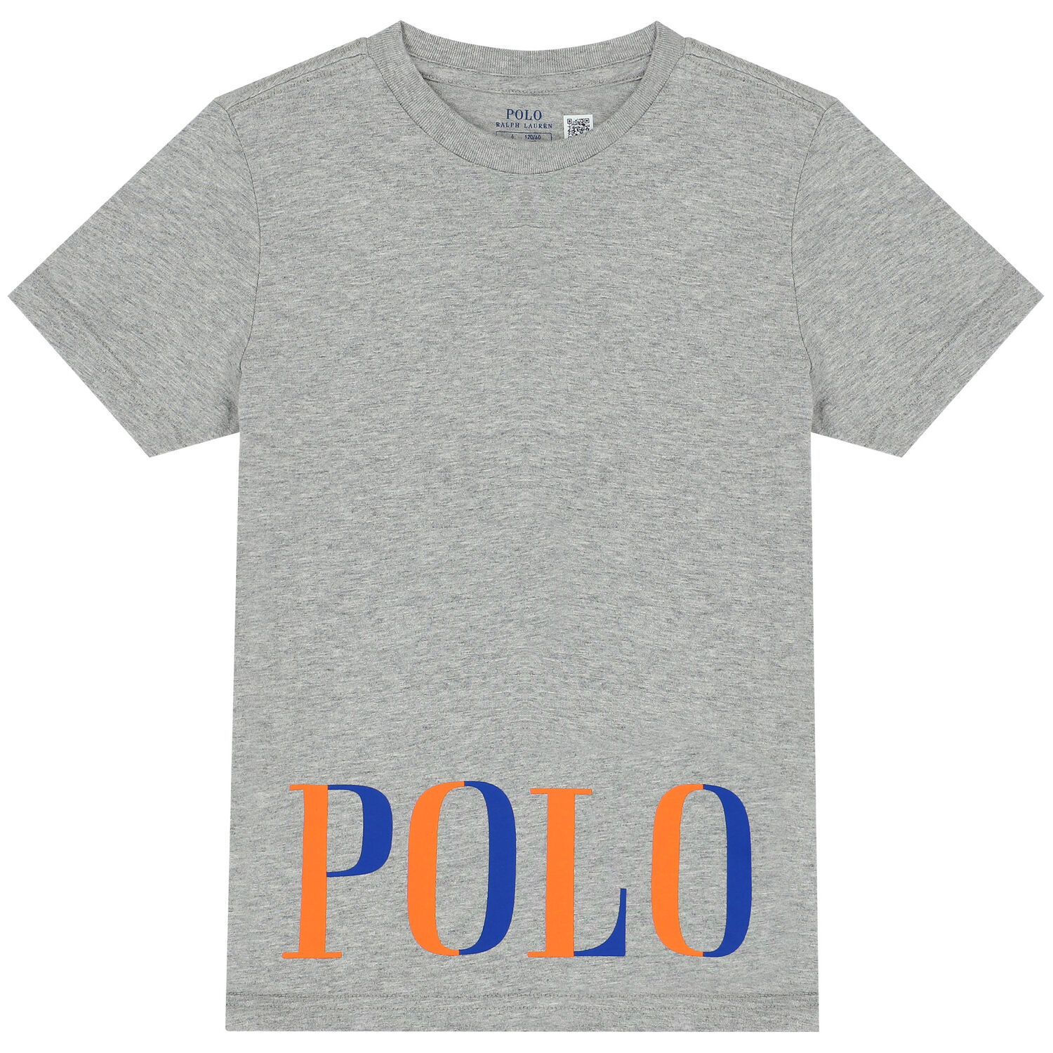 تيشيرت بالشعار باللون الرمادي للأولاد, 3, hi-res image number null