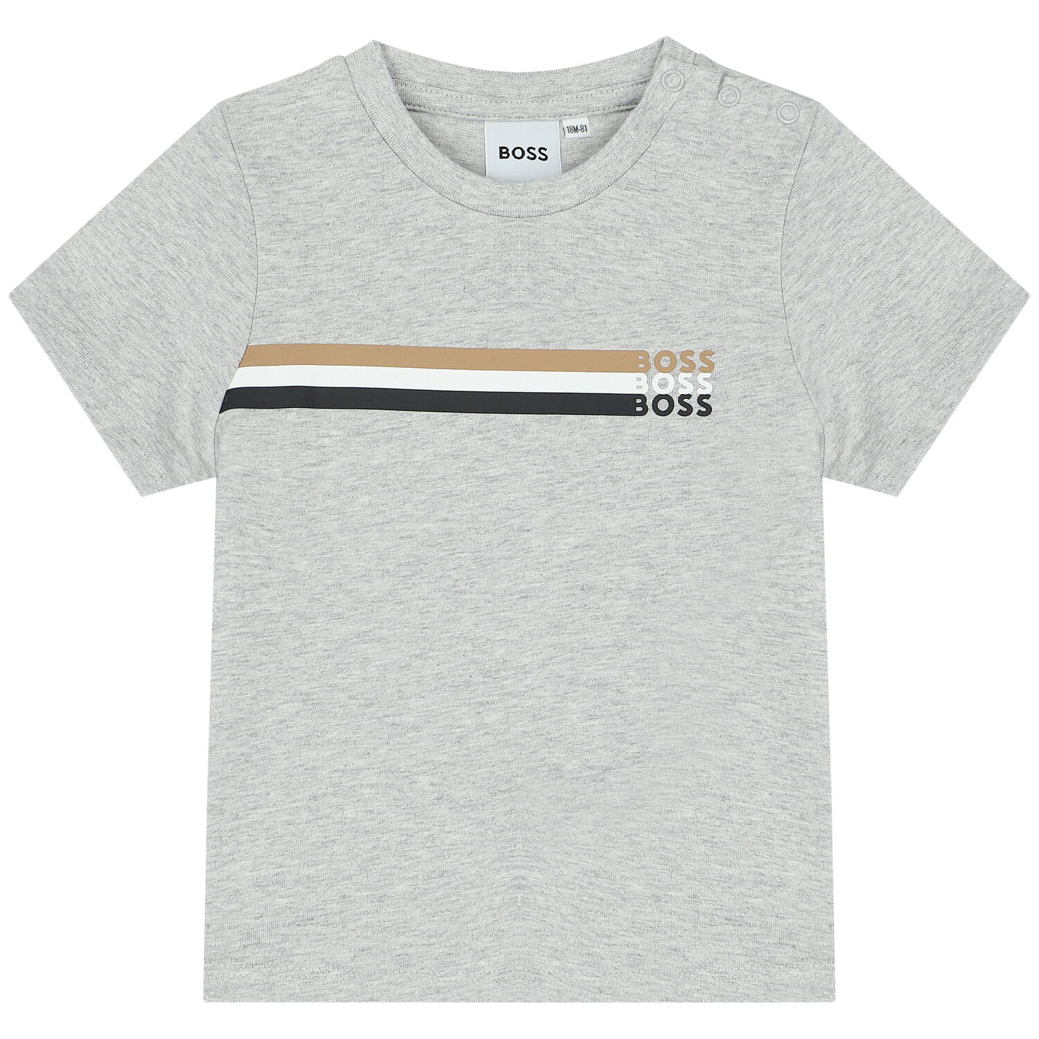 طقم شورت أولاد باللون الرمادى والاسود, 1, hi-res